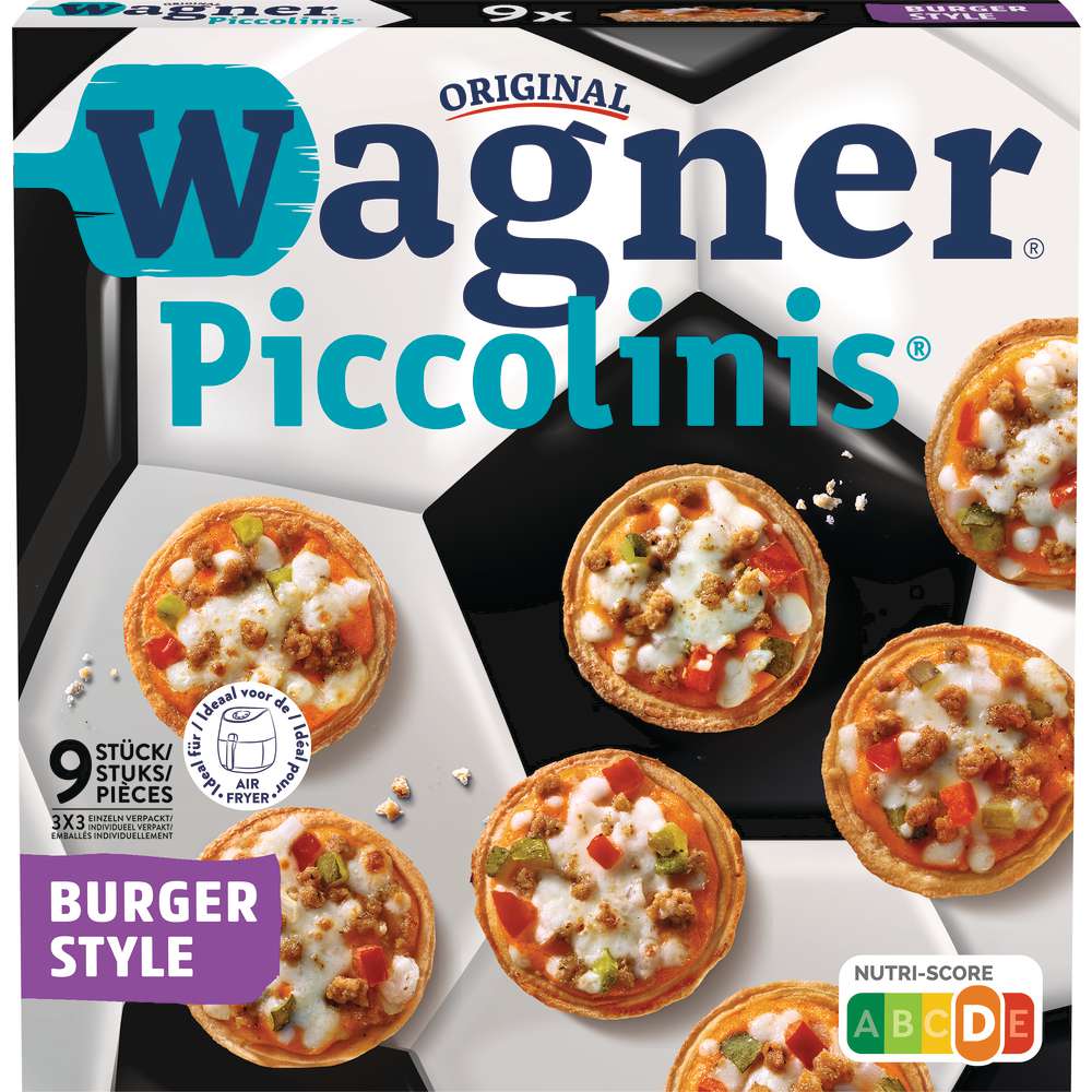 Produktabbildung Wagner Piccolinis Burger Style, tiefgekühlt