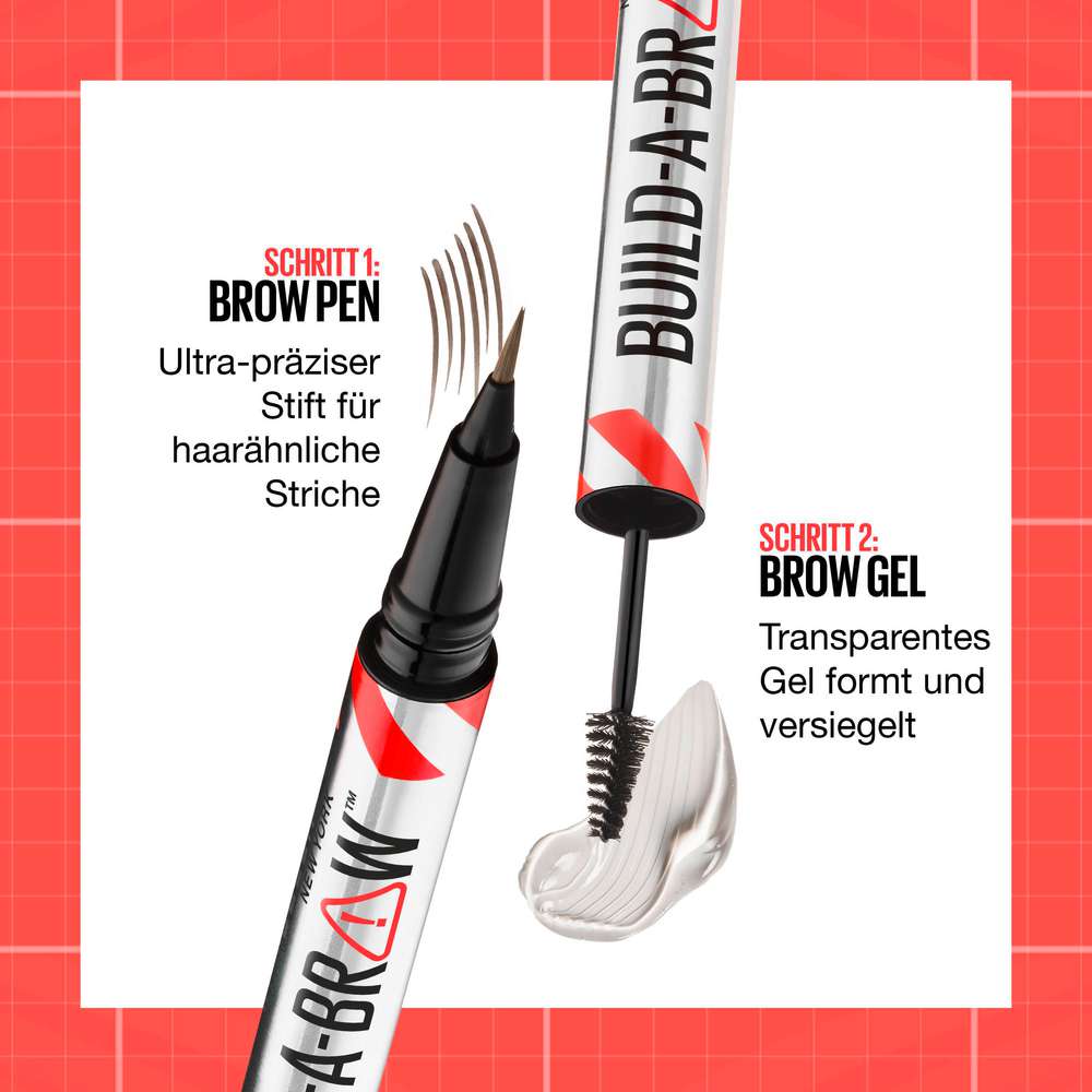 Produktabbildung Maybelline Augenbrauenstift Build-A-Brow 257 Medium Brown