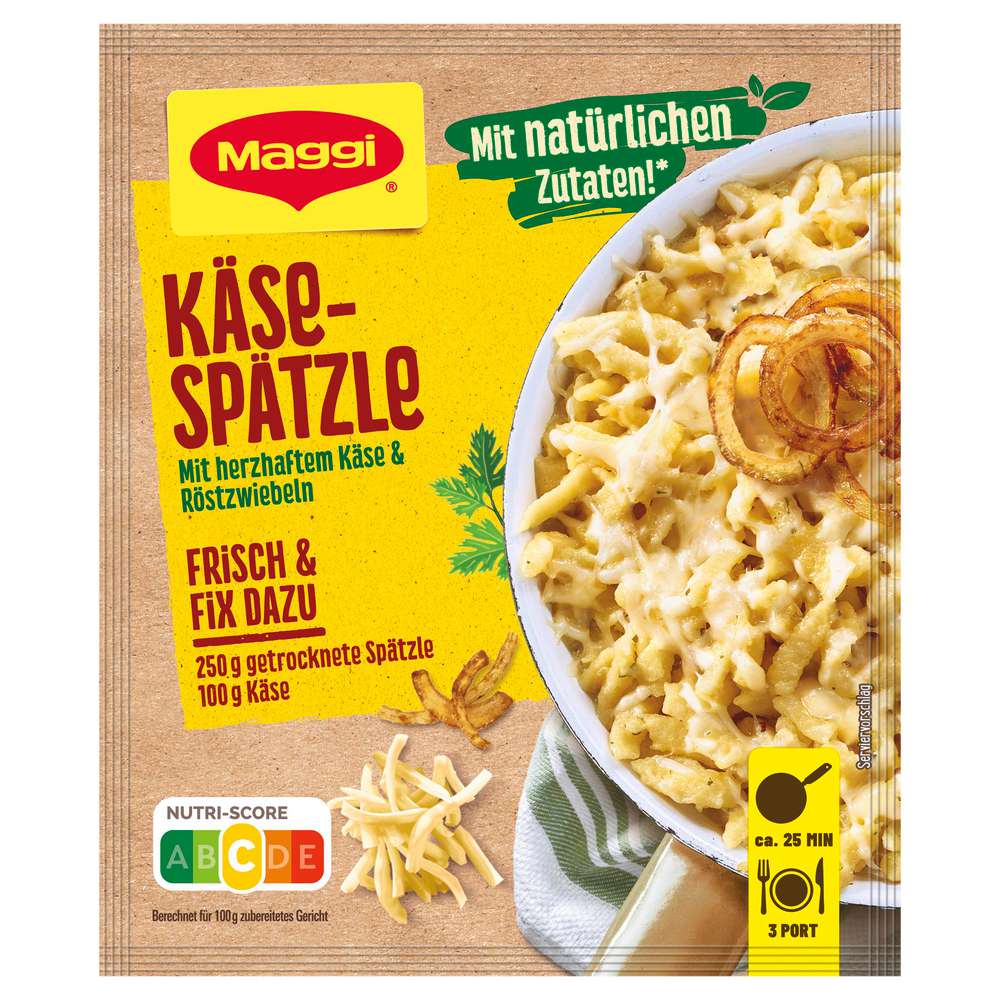 Produktabbildung Maggi Gewürzmischung Fix, Käse-Spätzle 100 % natürliche Zutaten