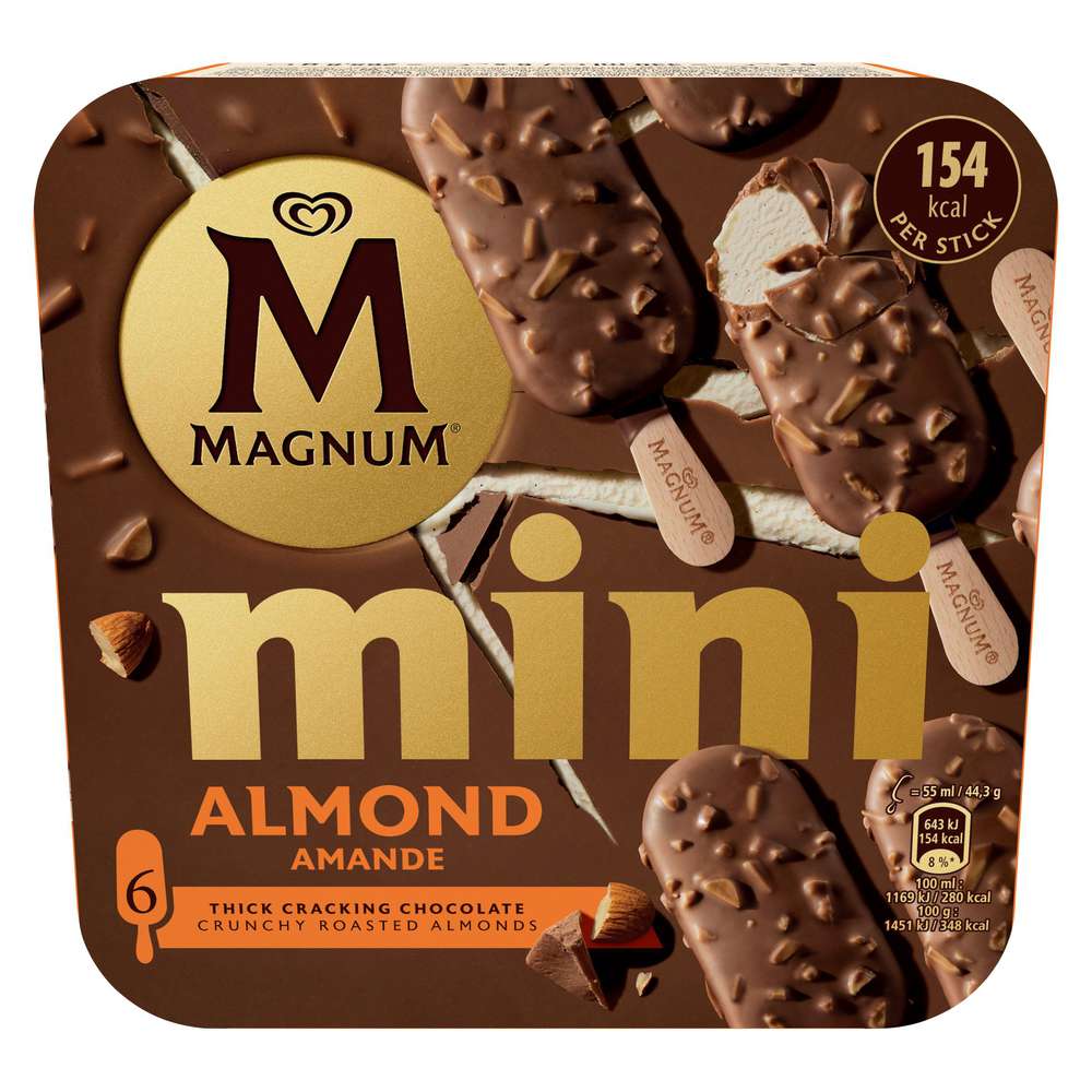 Produktabbildung Magnum Stiel-Eis Mini, Mandel