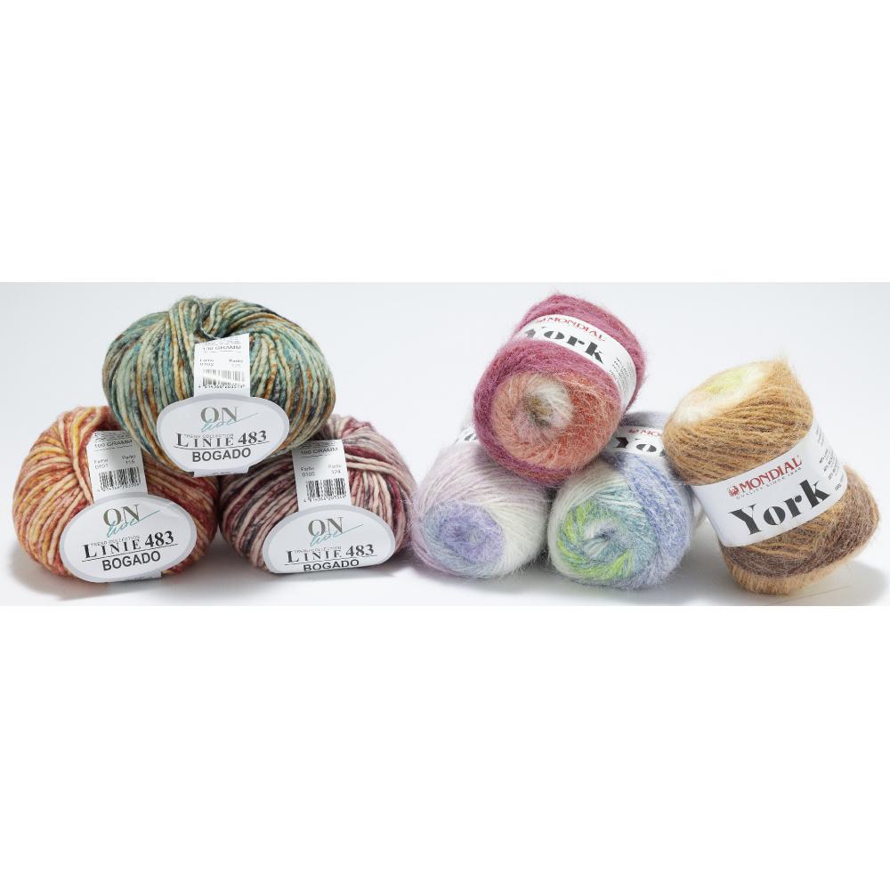 Produktabbildung keine Marke Mondial York, je 100 g-Knäuel