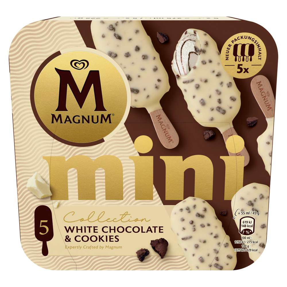 Produktabbildung Magnum Stiel-Eis, White Chocolate-Cookies