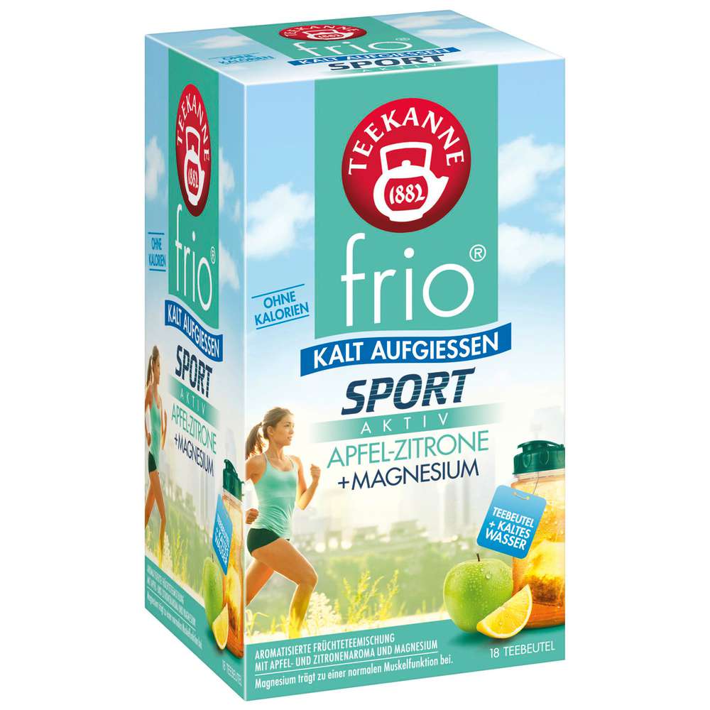 Produktabbildung Teekanne Instant Tee-Getränk frio Sport, Apfel-Zitrone
