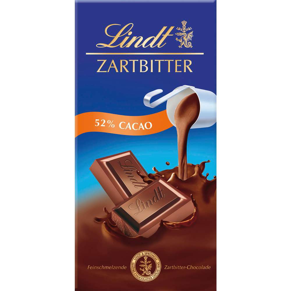 Produktabbildung Lindt Tafelschokolade Zartbitter 