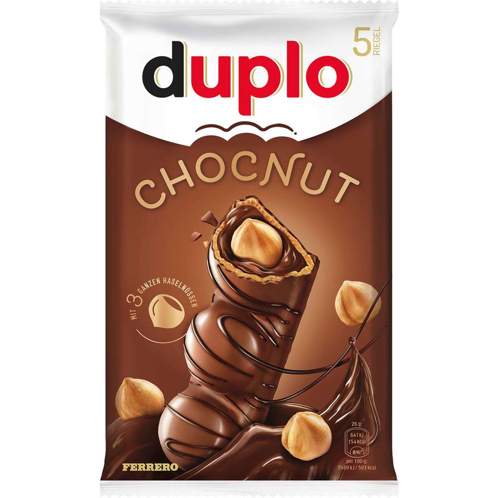 Produktabbildung Ferrero Duplo Chocnut, Schokoriegel