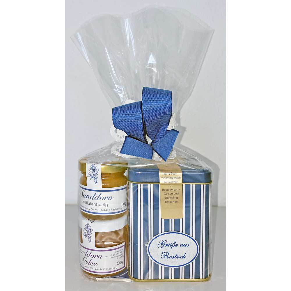 Produktabbildung Blume Geschenkpackung Teedose & Teelikör