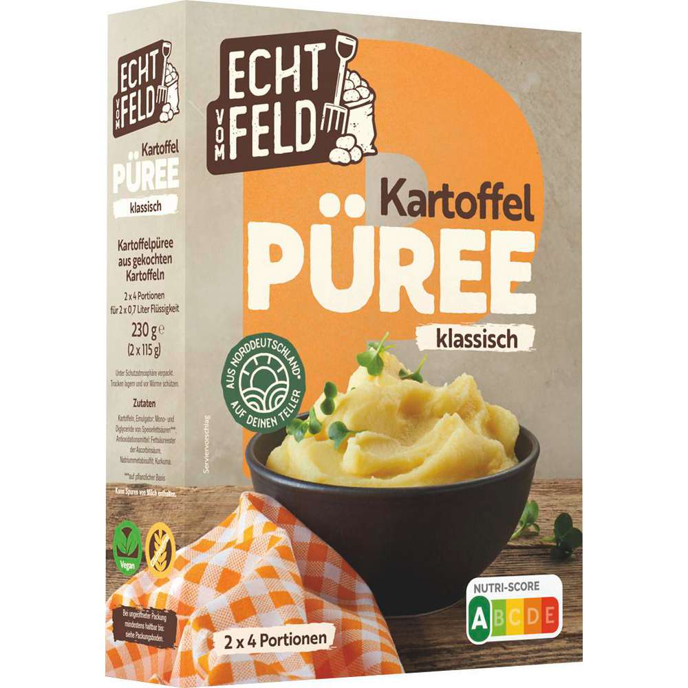 Produktabbildung Echt vom Feld Kartoffelpüree, klassisch