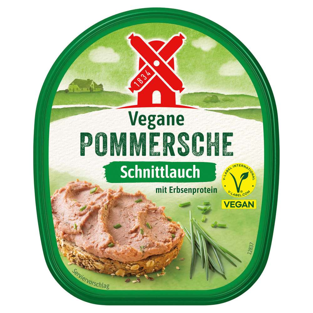 Produktabbildung Rügenwalder Mühle Vegane Pommersche, Schnittlauch