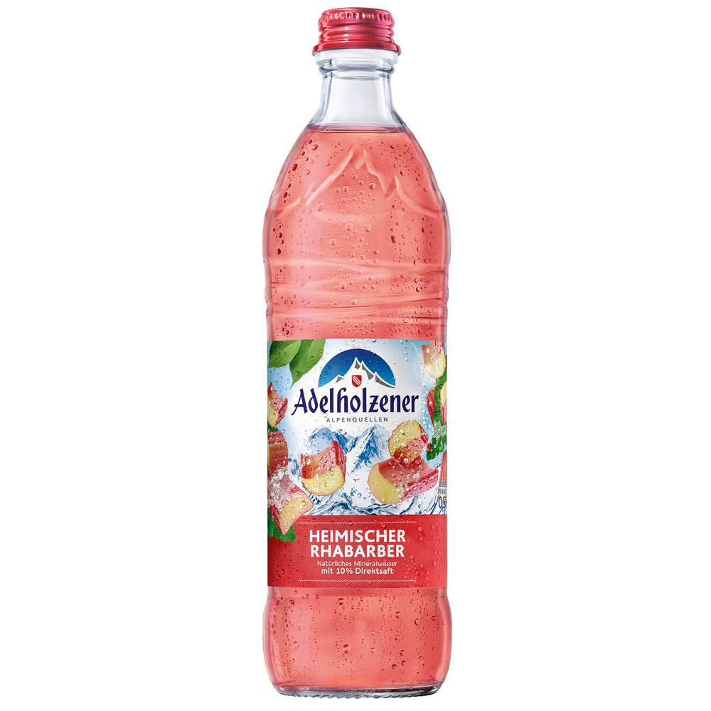 Produktabbildung Adelholzener Limonade, Heimischer Rhabarber