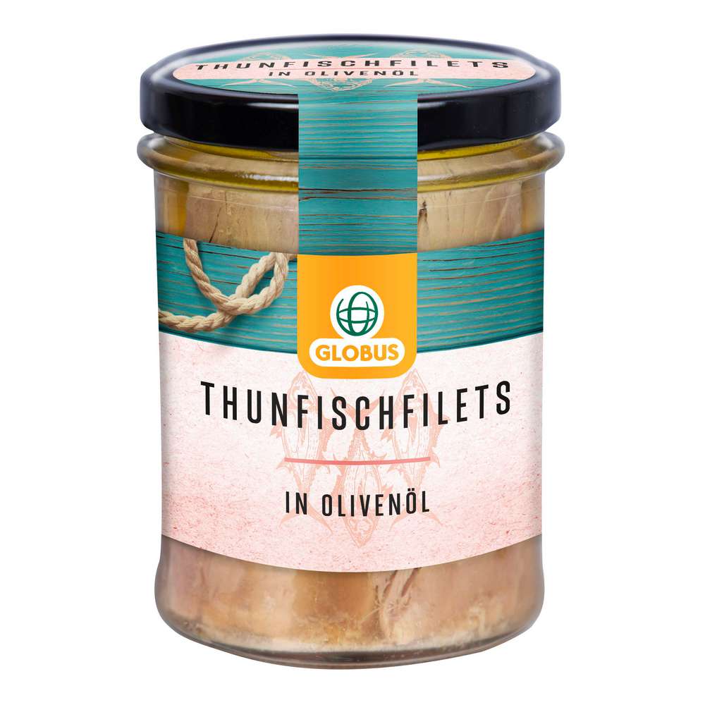 Produktabbildung GLOBUS Thunfischfilets in Olivenöl 