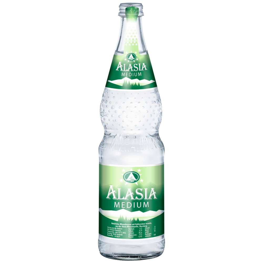 Produktabbildung Alasia Mineralwasser, Medium