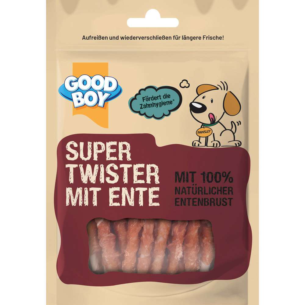 Produktabbildung Good Boy Hunde-Snack Twister, Ente