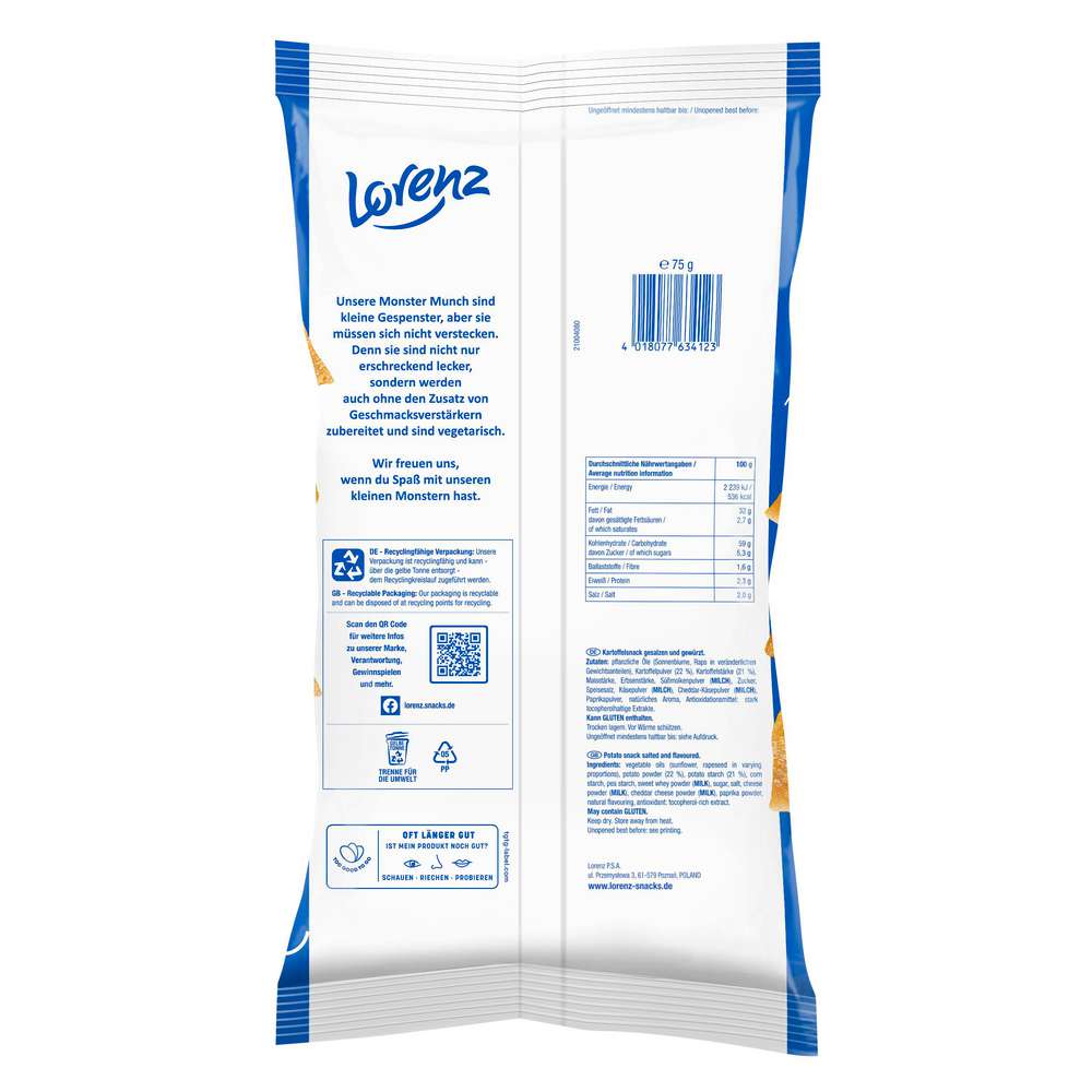 Produktabbildung Lorenz Chips Monster Munch, Original