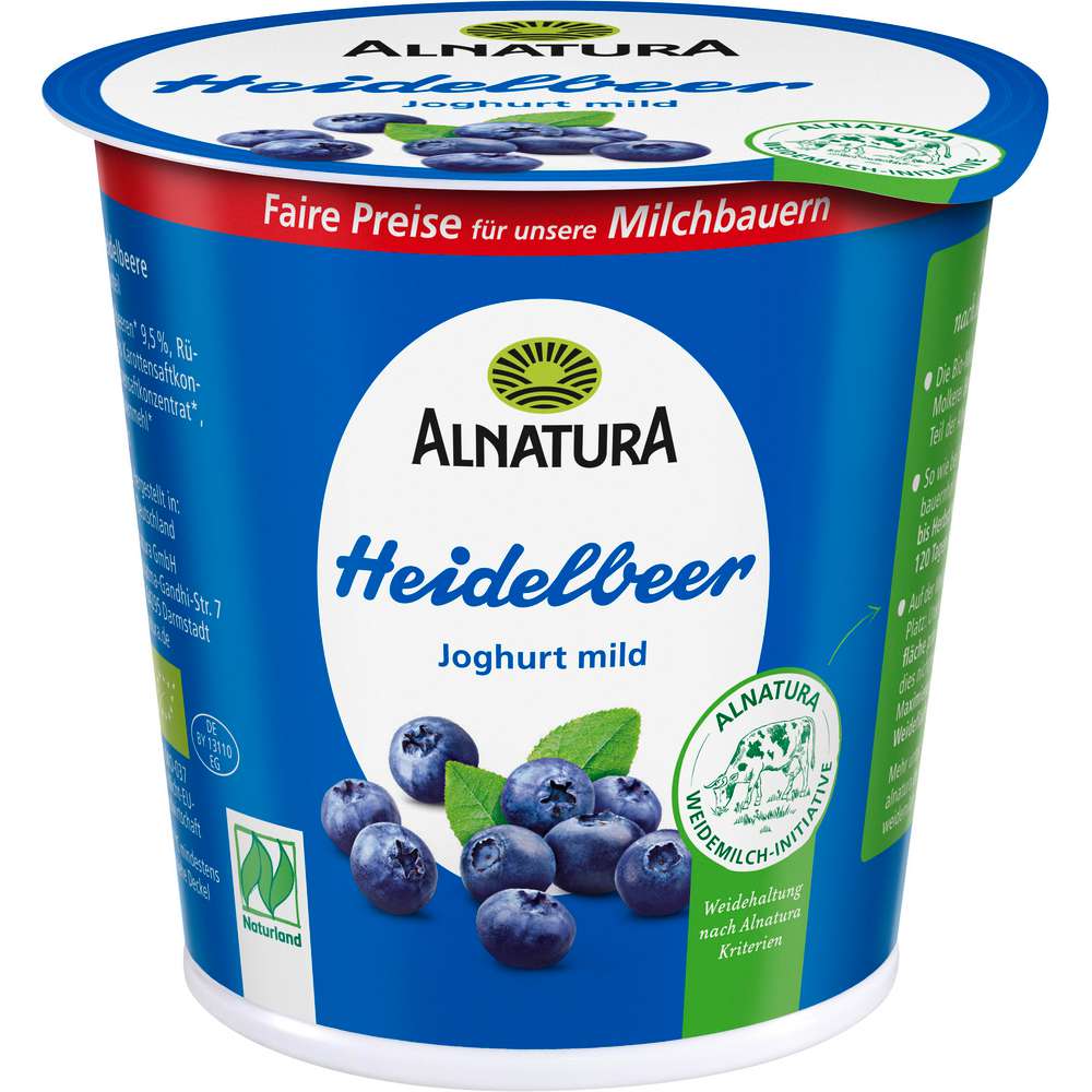 Produktabbildung Alnatura Fruchtjoghurt, Heidelbeere
