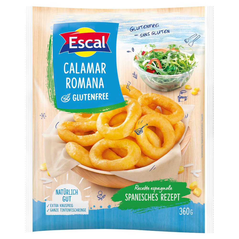 Produktabbildung Escal Calamar Romana Glutenfrei, tiefgekühlt