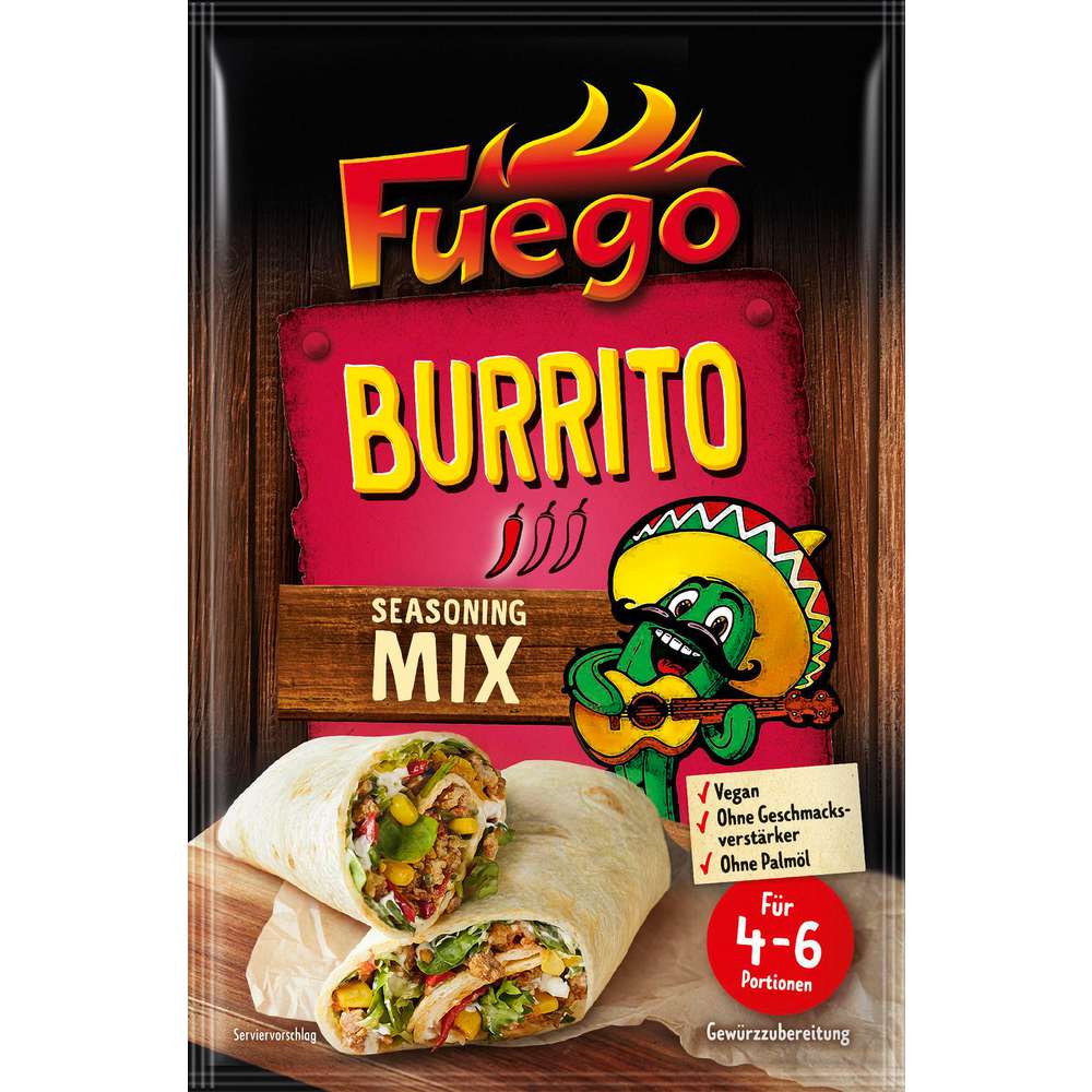 Produktabbildung Fuego Burrito, Seasoning Mix
