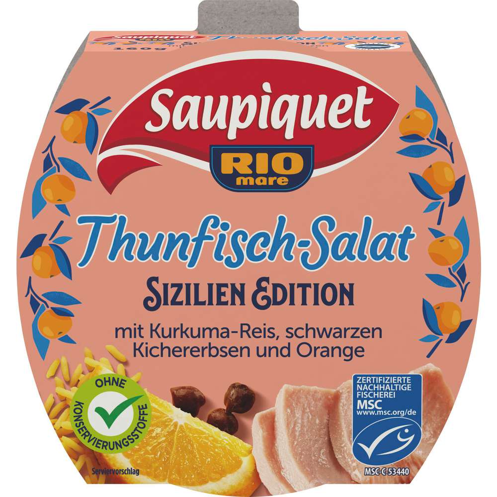 Produktabbildung Saupiquet MSC Thunfisch Salat Sizilien