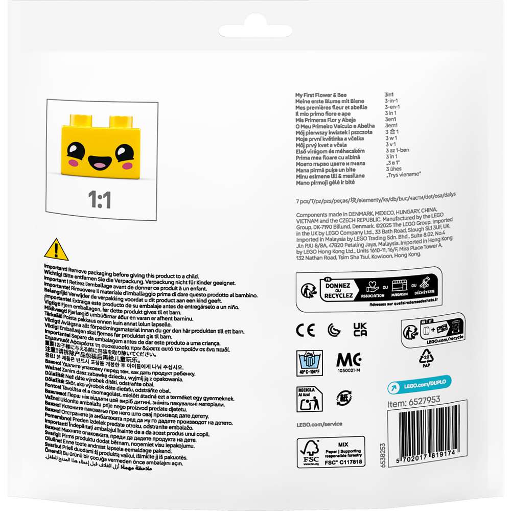 Produktabbildung Lego LEGO Duplo Meine erste Blume mit Biene 30686