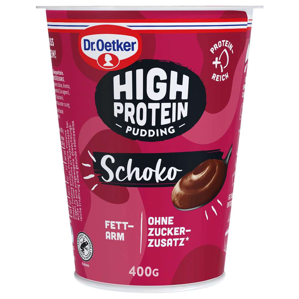 Produktabbildung Dr. Oetker High Protein Pudding, Schoko