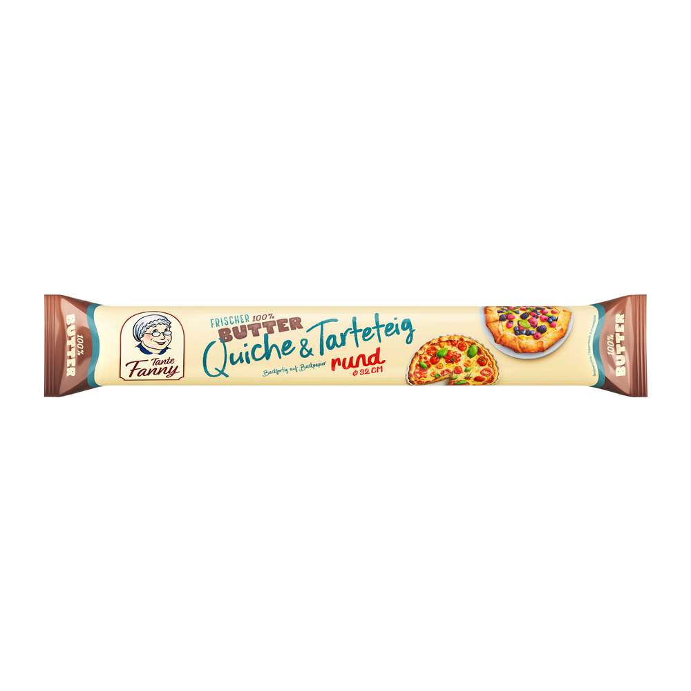 Produktabbildung Tante Fanny Quiche- & Tarteteig, rund