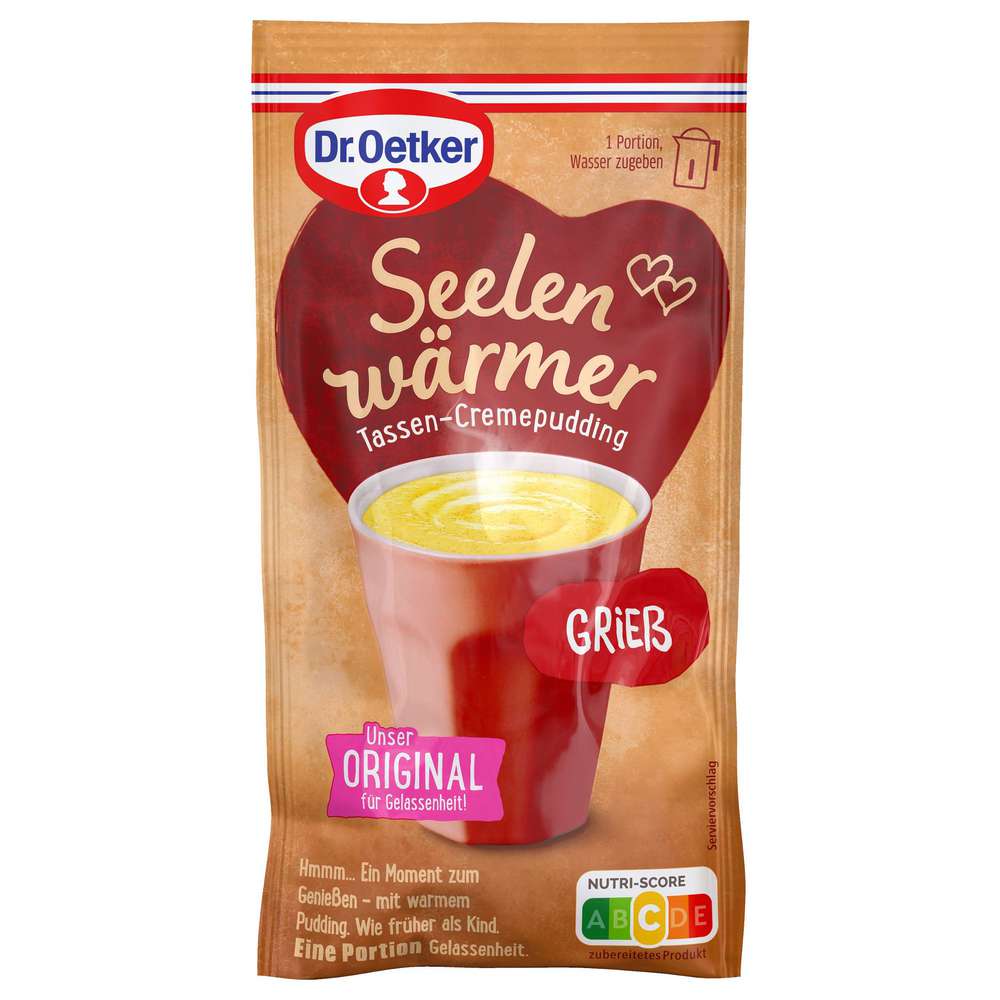 Produktabbildung Dr. Oetker Tassen-Cremepudding Grieß 
