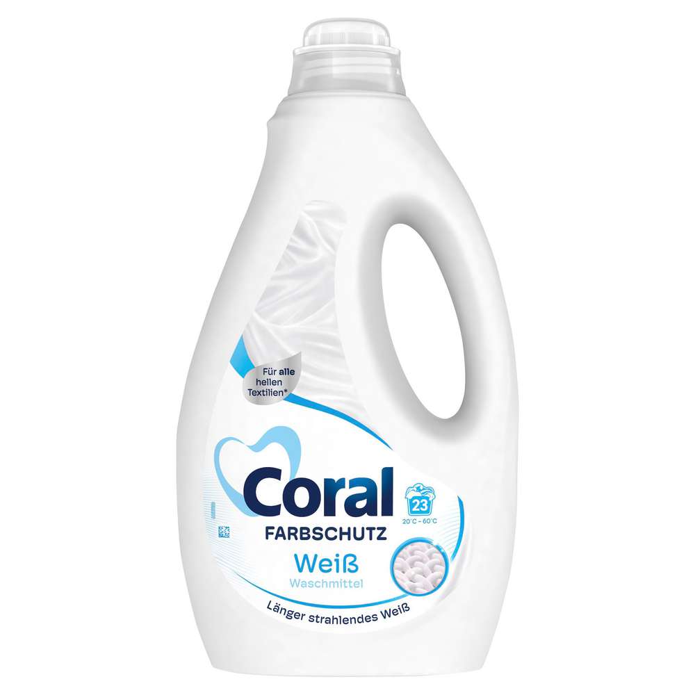 Produktabbildung Coral Waschmittel flüssig, für alles Weiße
