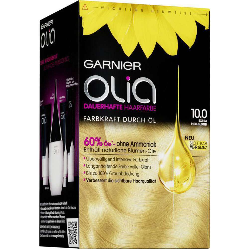 Produktabbildung Garnier Haarfarbe Olia, 10.0 Hellblond