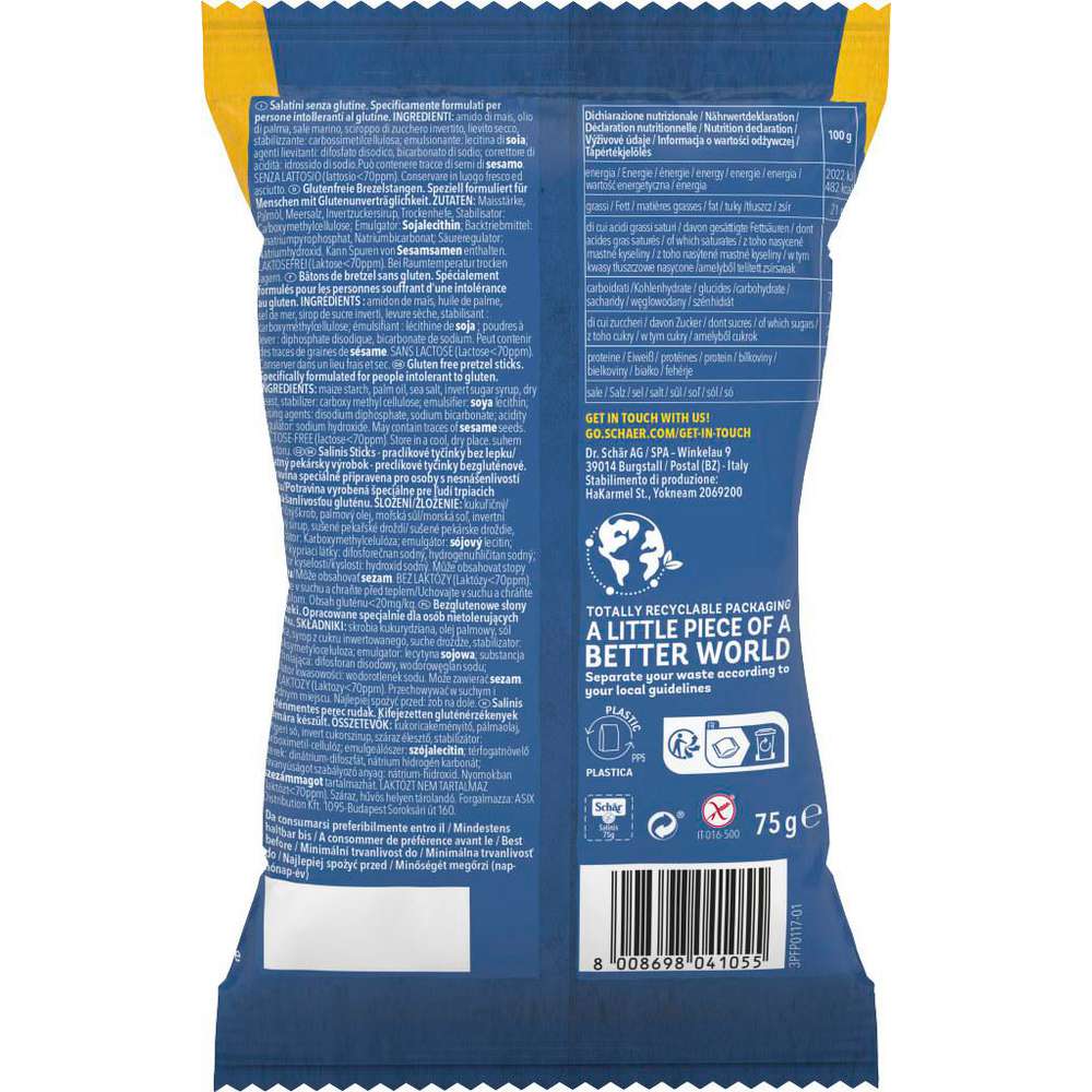 Produktabbildung Schär Salini Sticks, glutenfrei