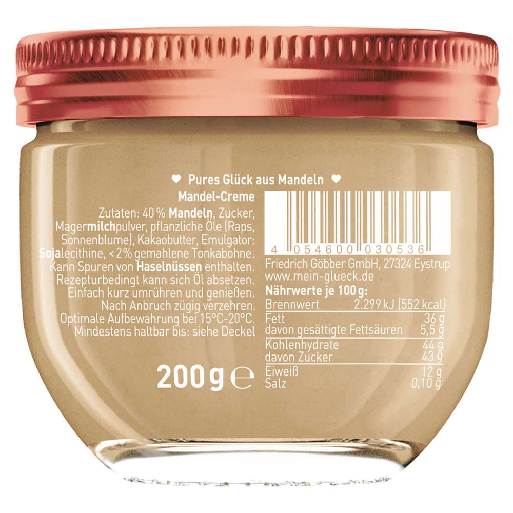 Produktabbildung Glück Mandel-Creme