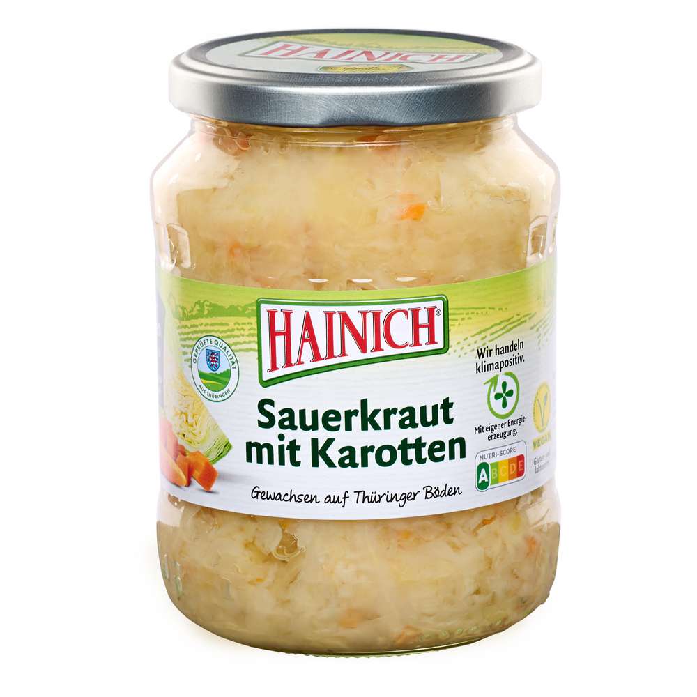 Produktabbildung Hainich Sauerkraut mit Karotten