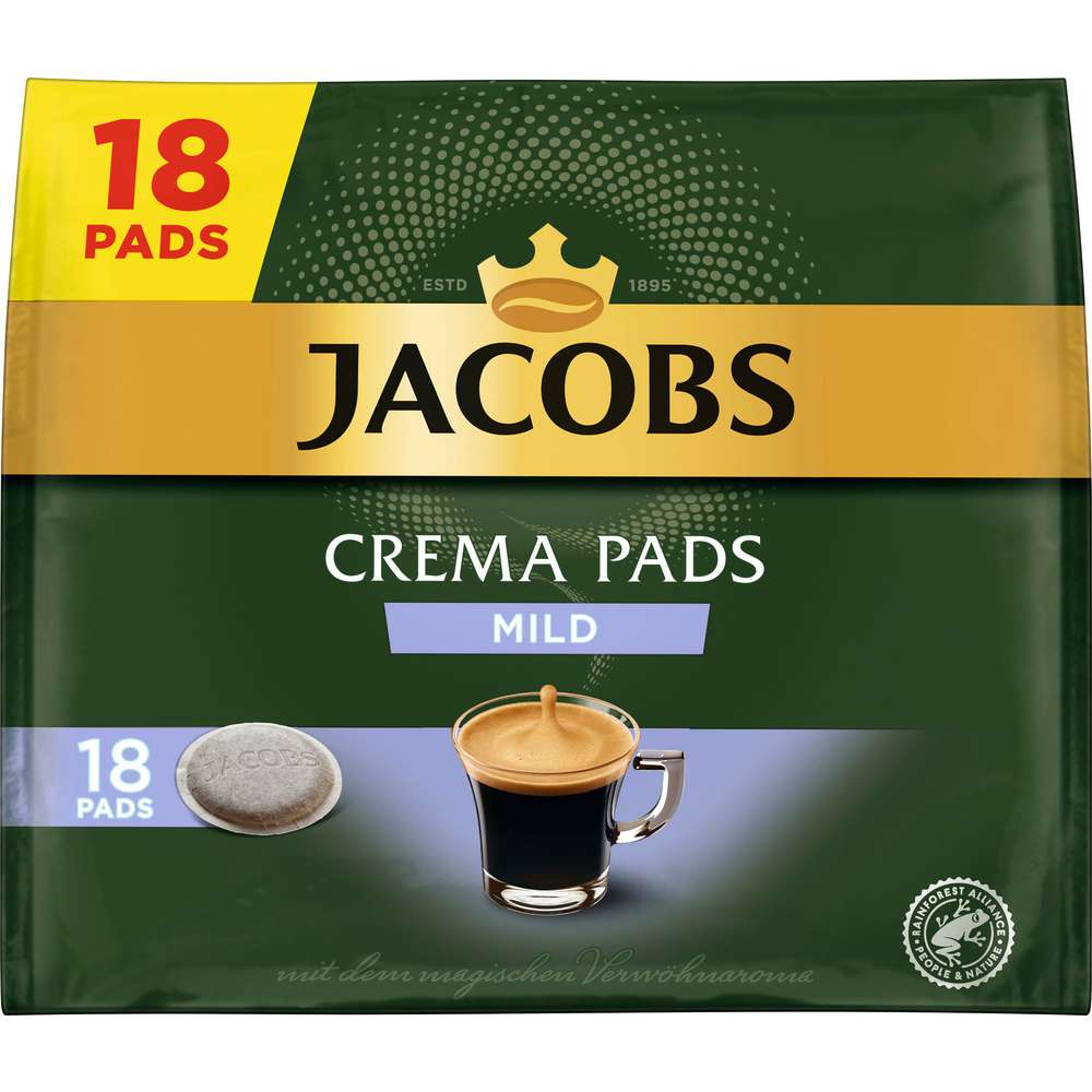 Produktabbildung Jacobs Kaffeepads, Mild
