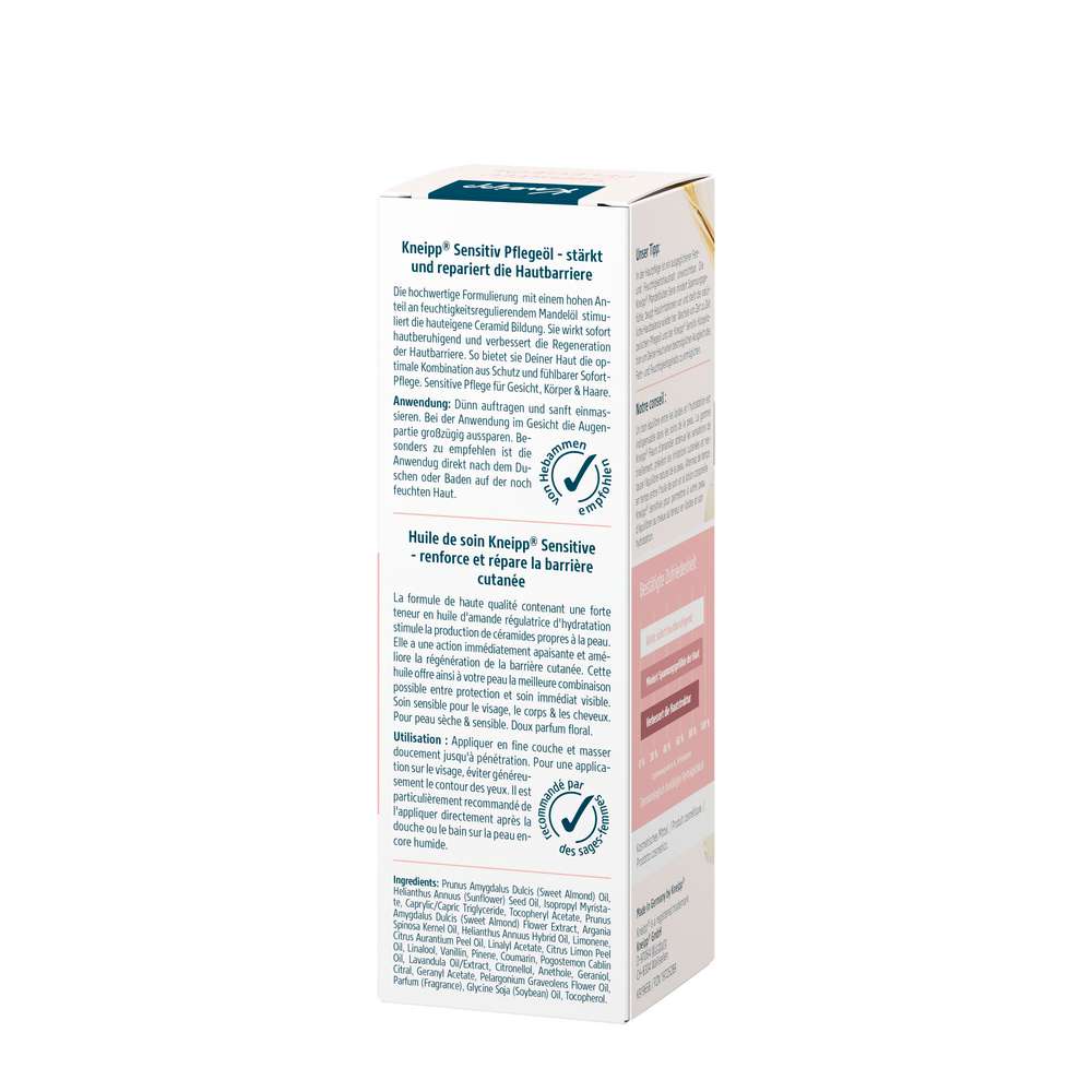 Produktabbildung Kneipp Pflegeöl Sensitiv, Mandelöl