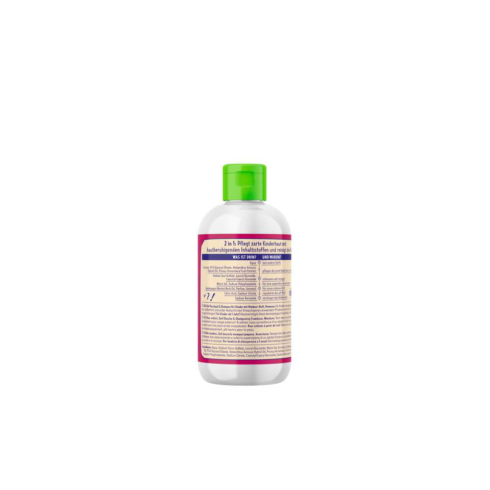 Produktabbildung Dresdner Essenz Duschgel & Shampoo 2in1 Freu Dich, Himbeere & Palmrosa