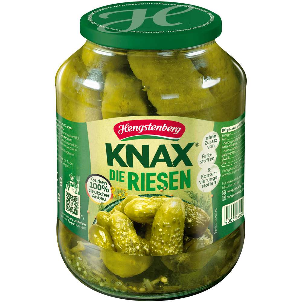 Produktabbildung Hengstenberg Knax Krumme Gurken