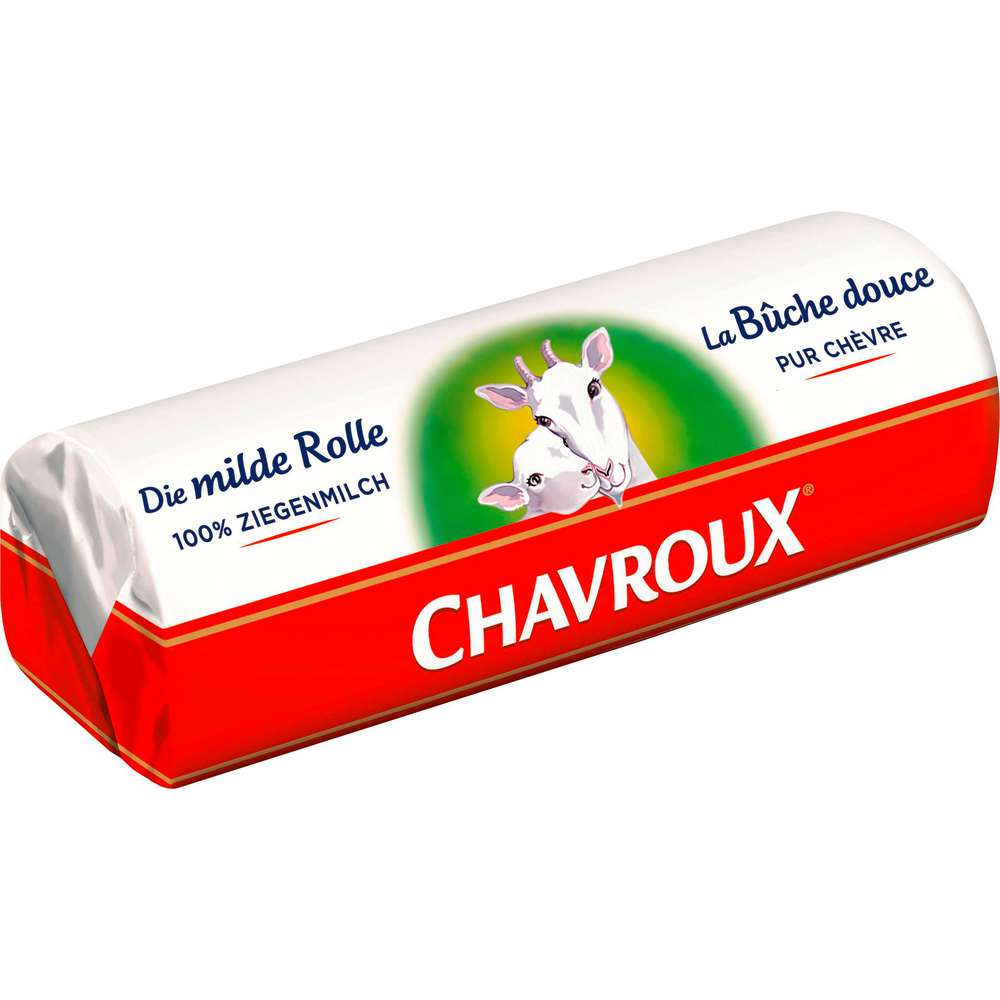 Produktabbildung Chavroux Ziegenkäse - die milde Rolle