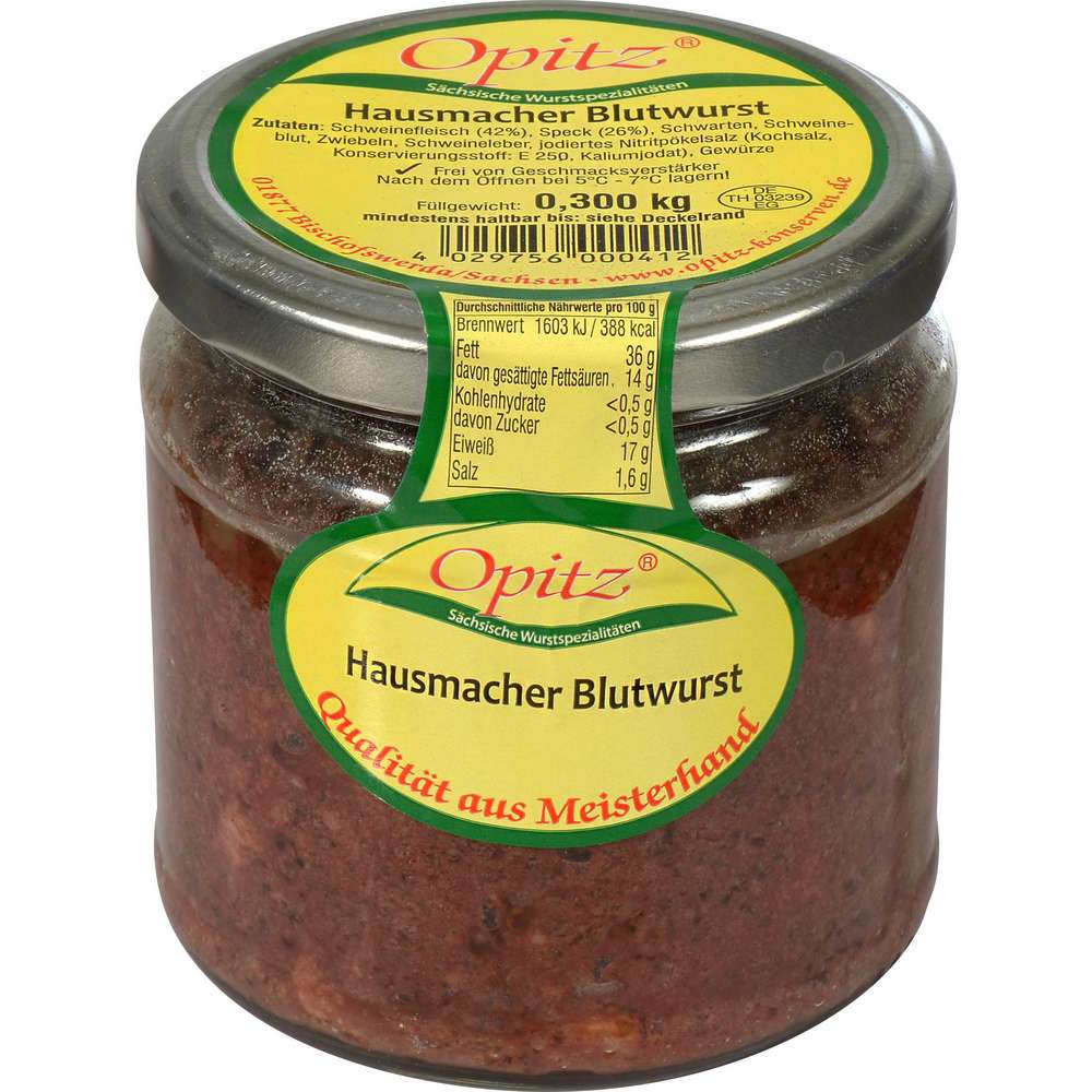 Produktabbildung Opitz Hausmacher Blutwurst