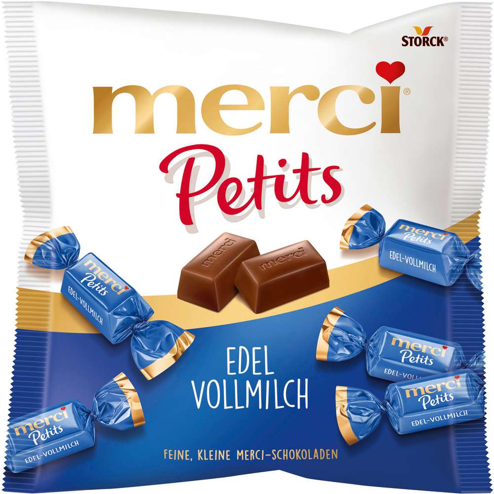 Produktabbildung Merci Schokolade Minis Edel-Vollmilch