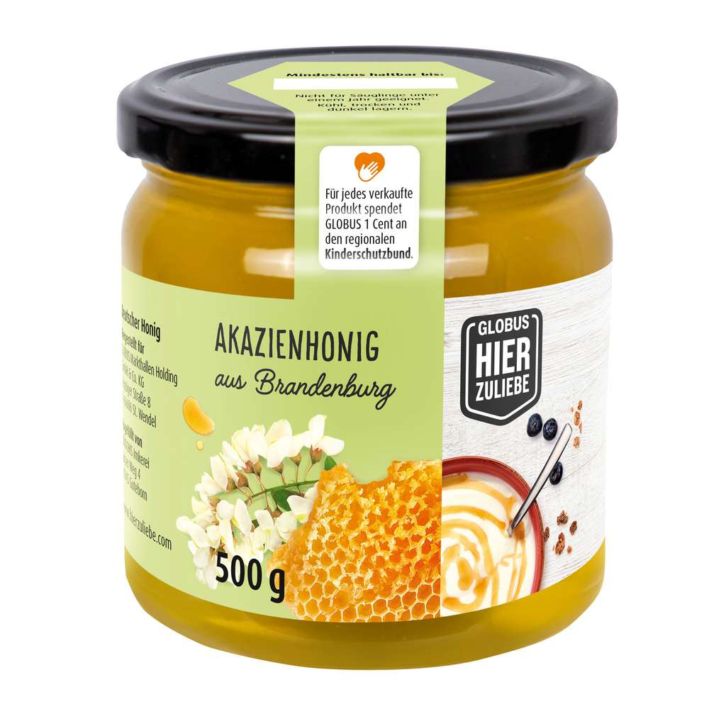 Produktabbildung GLOBUS HierZuliebe Akazienhonig aus Brandenburg