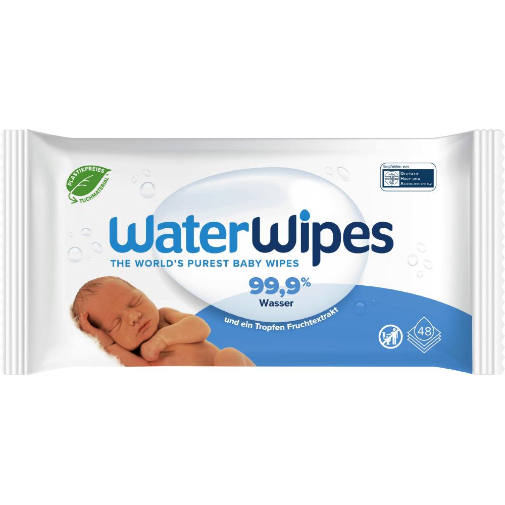 Produktabbildung keine Marke WaterWipes Feuchttücher, 48 Tücher