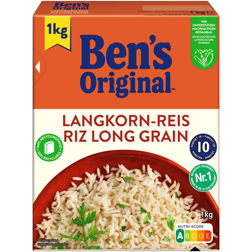 Produktabbildung BEN'S ORIGINAL Loser Reis Original-Langkorn-Reis