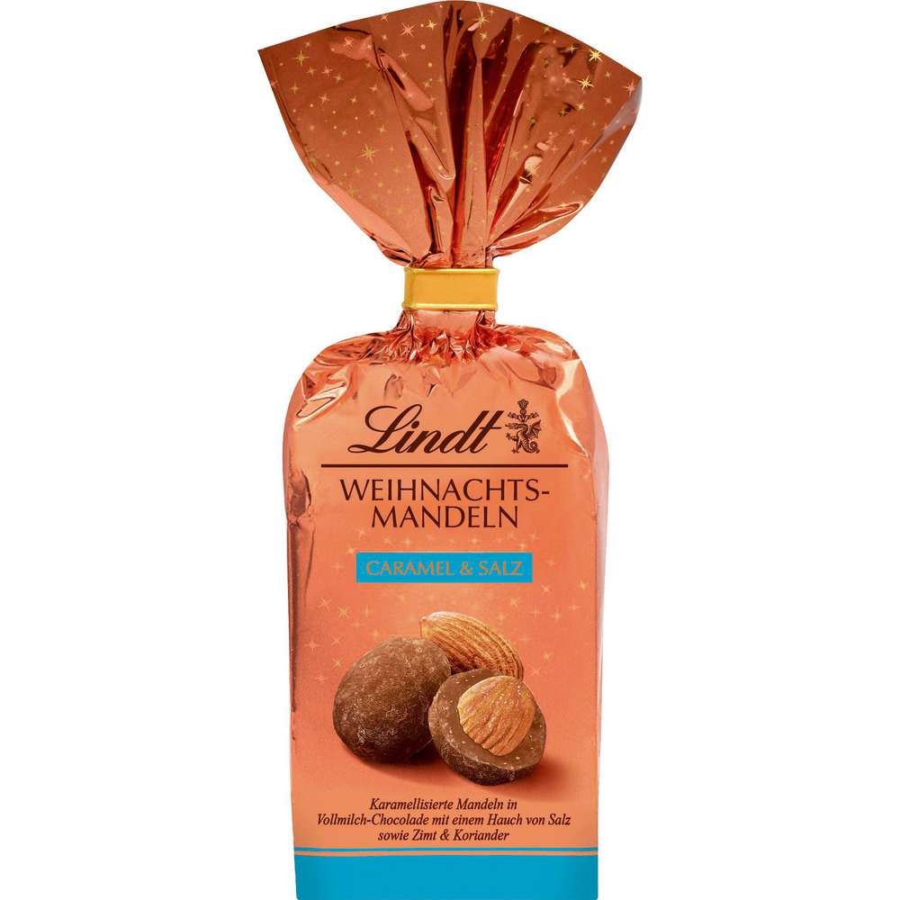 Produktabbildung Lindt Weihnachtsmandeln, Caramel & Salz