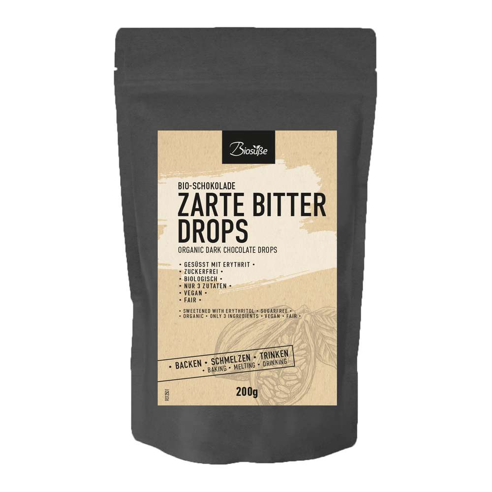 Produktabbildung Biosüße Bio Schokodrops Zartbitter