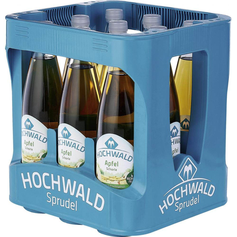 Produktabbildung keine Marke Hochwald Apfelschorle oder Traubenschorle, je Kiste