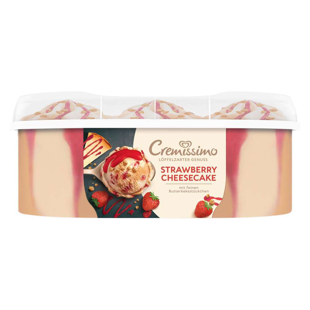 Produktabbildung Langnese Eis Cremissimo, Strawberry Cheescake