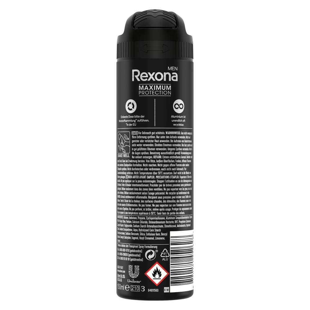 Produktabbildung Rexona Deo Spray Maximum Protection Men, Sport Defence