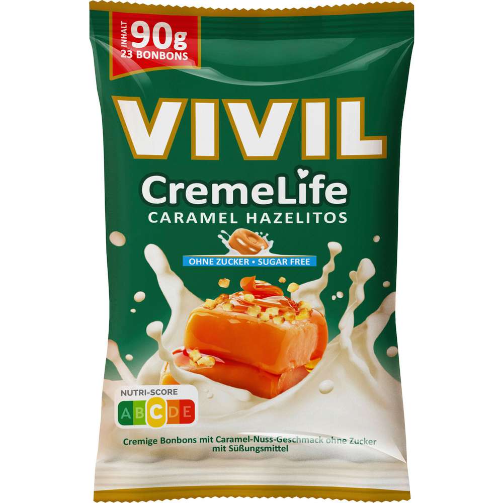 Produktabbildung Vivil Creme Life Classic Bonbons Caramel, ohne Zucker