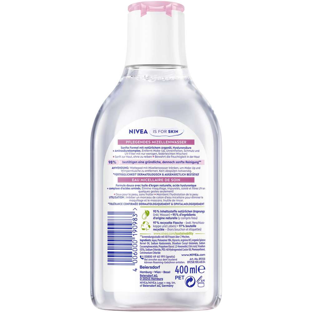 Produktabbildung Nivea Mizellenwasser pflegend