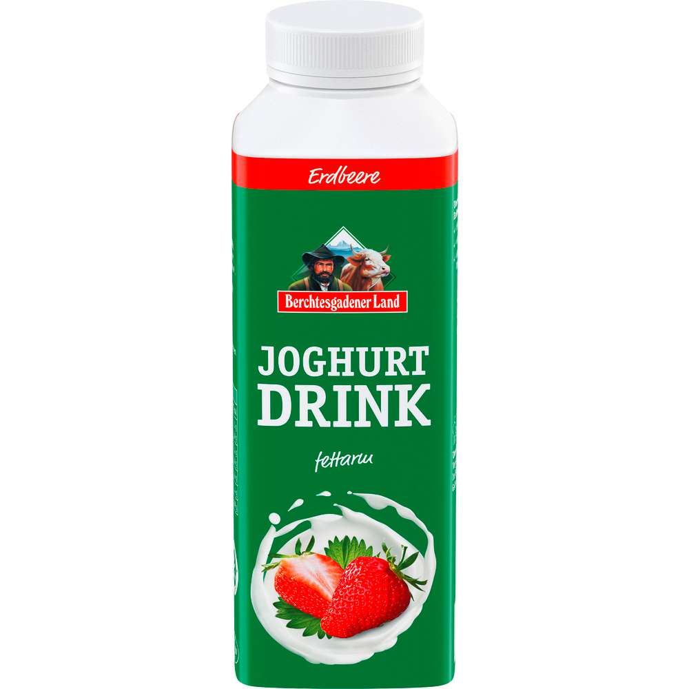 Produktabbildung Berchtesgadener Land Joghurt-Drink 1,8%, Erdbeere