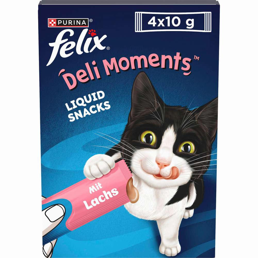 Produktabbildung Felix Katzen-Snack Deli Moments, Lachs