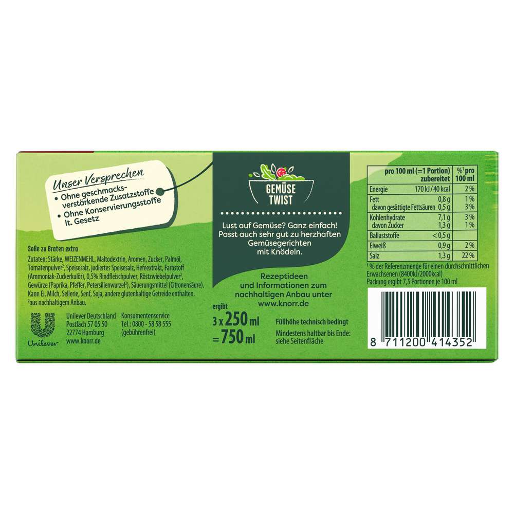 Produktabbildung Knorr Soße zu Braten, 3er extra